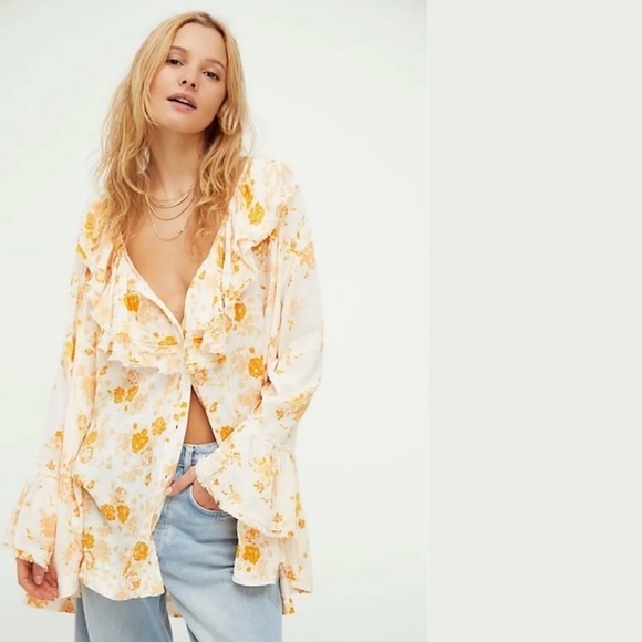 Free People Loretta Tunic Top - Picture 2 of 12